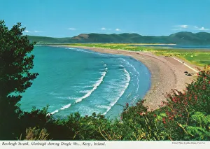 Rossbeigh Strand, Glenbeigh showing Dingle Mts., Kerry Rossbeigh Strand, Glenbeigh showing Dingle Mts., Kerry