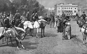 Rotten Row, Hyde Park, London, 1887 Rotten Row, Hyde Park, London, 1887