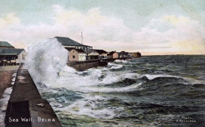 Beira Gallery: Rough sea at Beira, Mozambique, East Africa