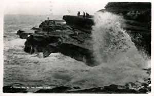 Rough Sea at the Caves, Filey, Yorkshire Rough Sea at the Caves, Filey, Yorkshire