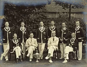 Rowing Collection: Rowing crew photograph, 1911