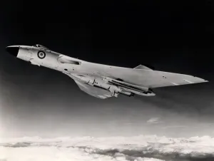 Vulcan Bomber Prints: Avro Vulcan B2 armed with Blue Steel stand-off bomb Print