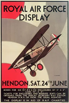 Royal Air Force Display Poster, Hendon Royal Air Force Display Poster, Hendon