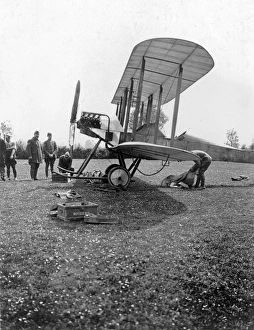Royal Aircraft Factory BE2a on Port Meadow, Oxford Royal Aircraft Factory BE2a on Port Meadow, Oxford