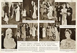Royal Family at Elphinstone wedding, 1946 Royal Family at Elphinstone wedding, 1946