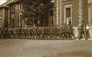 Royal Fusiliers marching in Peckham, SE London, WW1 Royal Fusiliers marching in Peckham, SE London, WW1