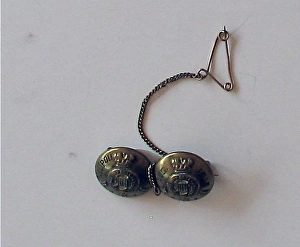 Royal Glos. Hussars Yeomanry buttonsas Sweetheart Brooch Royal Glos. Hussars Yeomanry buttonsas Sweetheart Brooch