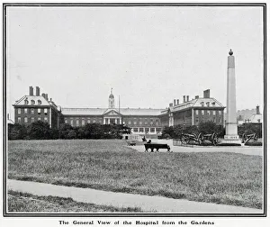 Royal Hospital Chelsea from the Gardens 1902 Royal Hospital Chelsea from the Gardens 1902