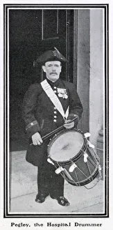 Royal Hospital Chelsea, Pegley the drummer 1902 Royal Hospital Chelsea, Pegley the drummer 1902