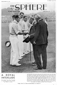 A Royal Interlude: English cricketers meet King George V A Royal Interlude: English cricketers meet King George V