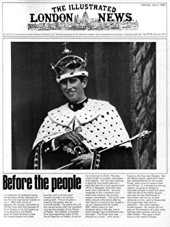 Royal investiture of the Prince of Wales at Caernarvon Castl Royal investiture of the Prince of Wales at Caernarvon Castl