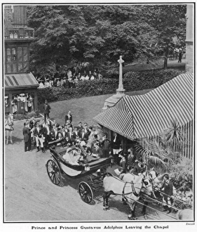 The Royal Marriage. Prince & Princess Gustavus Adolphus lea The Royal Marriage. Prince & Princess Gustavus Adolphus lea