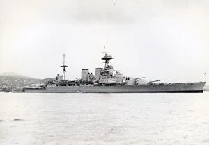 Ww Ii Gallery: Royal Navy Battlecruiser HMS Hood
