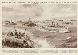 Royalty Collection: Royal Navy Minesweepers in action