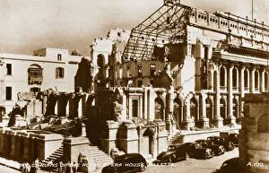 Royal Opera House in Valletta, Malta - Ruins Royal Opera House in Valletta, Malta - Ruins
