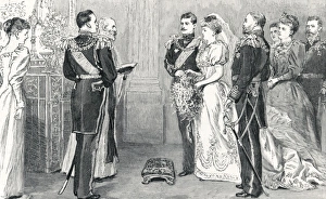 Royal Wedding 1893 - Church of England ceremony Royal Wedding 1893 - Church of England ceremony