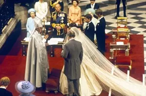 Images Dated 3rd March 2011: Royal wedding 1981