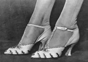 The Queen Mother Prints: Royal Wedding Shoes Print 1923