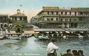 Rue du Commerce (Shopping street) in Port Said, Egypt Rue du Commerce (Shopping street) in Port Said, Egypt