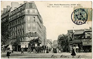Rue Marcadet, Avenue de St Ouen, Paris, France Rue Marcadet, Avenue de St Ouen, Paris, France