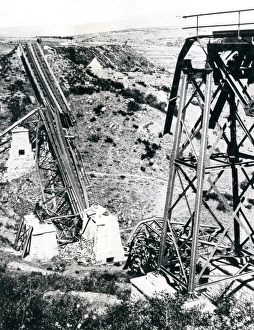 Ruined bridge on Monastir railway, WW1 Ruined bridge on Monastir railway, WW1