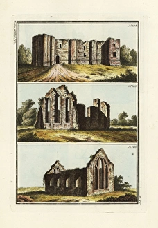 Ruins of Colchester castle, Bainton chapel Ruins of Colchester castle, Bainton chapel