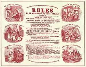 Muriel Dawson Gallery: Rules to be Observed by a Victorian Family