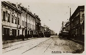 Russia - Kazan - Baumana Street with Tram Russia - Kazan - Baumana Street with Tram