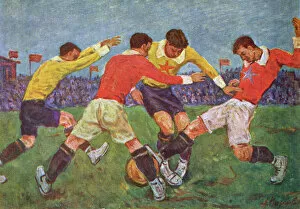 Paintings Gallery: Russian Football Match