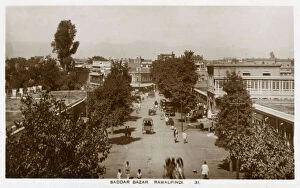 Saddar Bazaar, Rawalpindi, Punjab, British India