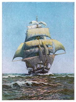 <b class=qtipBold><figcaption>Sailing Ship, Full Sail</figcaption></b><br>Sailing ship under full sail<br><em>© Mary Evans Picture Library</em> Sailing Ship, Full Sail