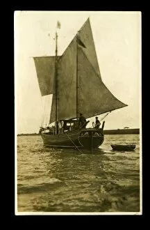 Poole Gallery: Sailing vessel at Poole, Dorset