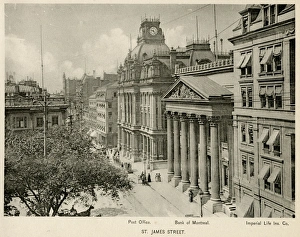 Saint James Street, Canada in Montreal Saint James Street, Canada in Montreal