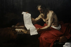 Jose Gallery: Saint Jerome, 1646, by Jusepe de Ribera (1591-1652)