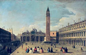 Saint Marks Square at Venice. 18th c. Anonymous Saint Marks Square at Venice. 18th c. Anonymous