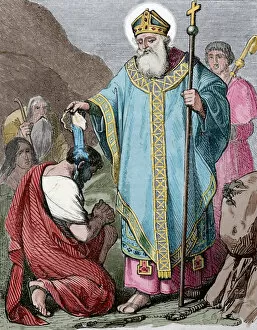 Saint Martial was the first bishop of Limoges in todays Fra