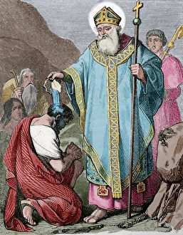 Saint Martial was the first bishop of Limoges in todays Fra Saint Martial was the first bishop of Limoges in todays Fra