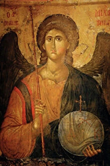 Paintings Gallery: Saint Michael Arcangel. Byzantine icon. XIV century. Greece