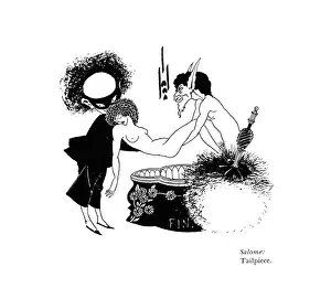 Aubrey Beardsley's 1893 Print: Salome Tailpiece
