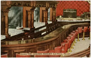 Upholstery Gallery: Saloon, The Golden Nugget, Las Vegas, Nevada, USA