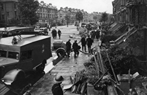 Salvage operation, Petherton Road, London, WW2 Salvage operation, Petherton Road, London, WW2