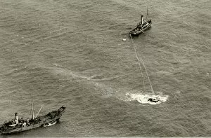 Recovery Gallery: Salvage operations, sunken submarine M2