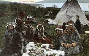 Reindeer Gallery: Sami Family, Norway