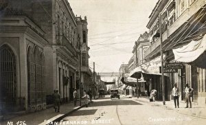 San Fernando Street, Cienfuegos, Cuba San Fernando Street, Cienfuegos, Cuba