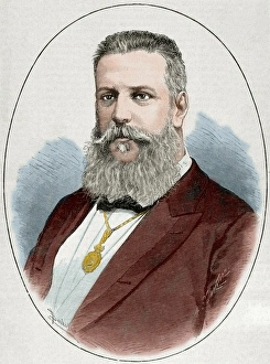 Santiago Estrada (1841-1891). Writer and journalist. Engravi Santiago Estrada (1841-1891). Writer and journalist. Engravi