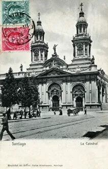 Stamps Gallery: Santiago Metropolitan Cathedral, Santiago, Chile