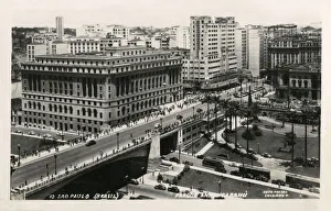 Sao Paulo, Brazil - Viaduto do Chᠡnd Parque Anhangabahu Sao Paulo, Brazil - Viaduto do Chᠡnd Parque Anhangabahu