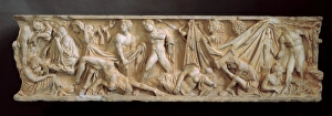 Sarcophagus from Husillos. Depiction Sarcophagus from Husillos. Depiction