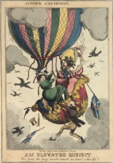 <b class=qtipBold><figcaption>Satirical ballooning cartoon</figcaption></b><br><br><em>© The Royal Aeronautical Society (National Aerospace Library)/Mary Evans</em> Satirical ballooning cartoon