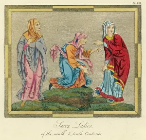 Saxon Gallery: Saxon Ladies / Strutt